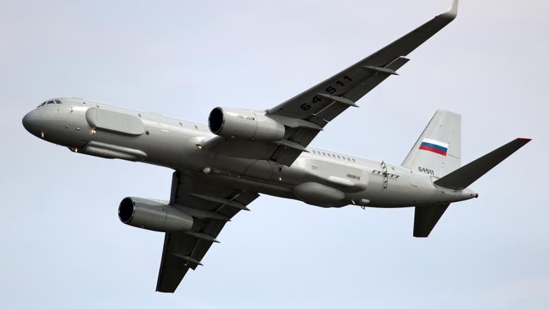 Tupolev Tu 214R inflight